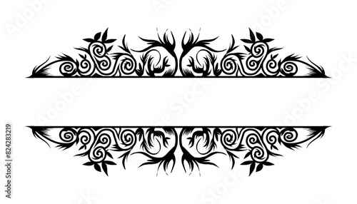 Vintage black frame design. Perfect for invitation cards, book covers, wallpapers, banners, web