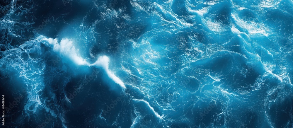 Turbulent Ocean Waves in Deep Blue Turbulent Ocean Waves in Deep Blue