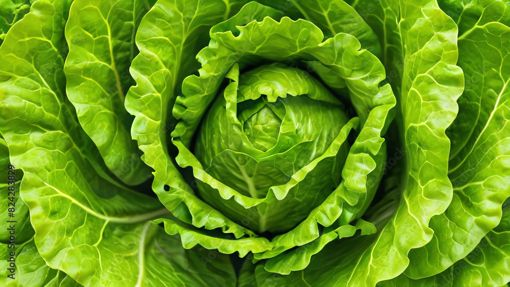 Fototapeta premium organic fresh cabbage vegetable background