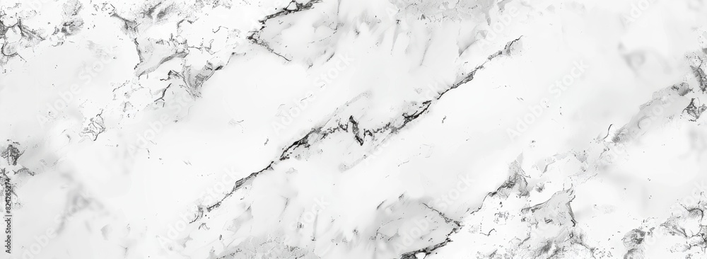 Fototapeta premium White marble texture background with copy space