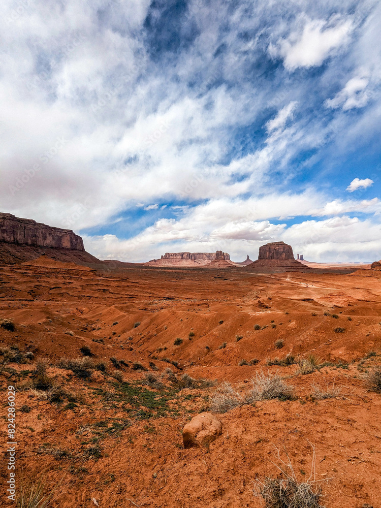 Fototapeta premium Spring Views of Monument Valley Park in Navajo County, Arizona 