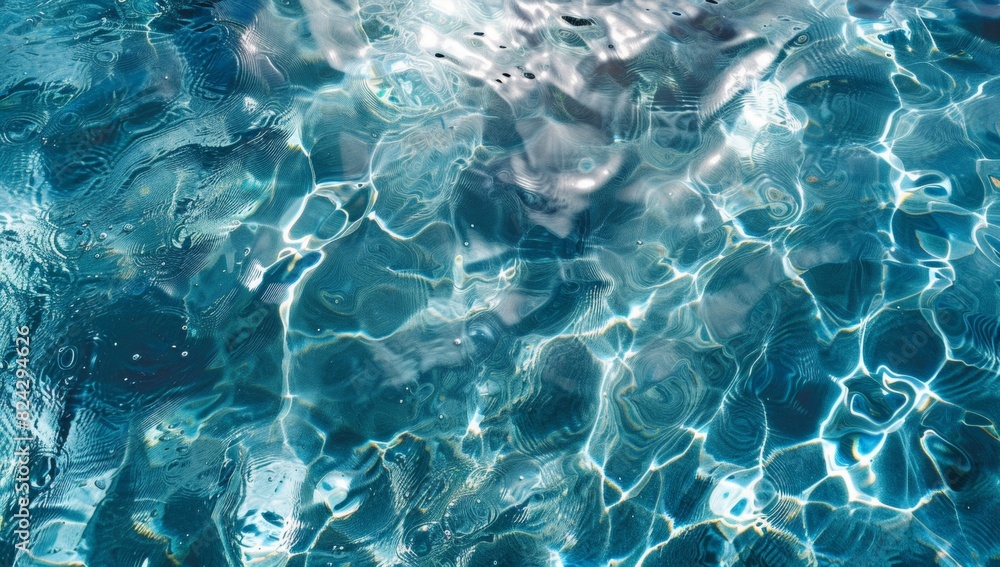 top view of water in swimming pool, blue color, seamless pattern. top view of water in swimming pool, blue color, seamless pattern.