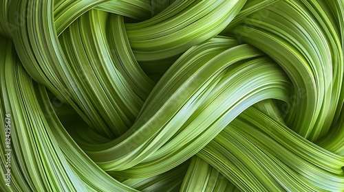 An abstract background of swirling green lines forming an organic, intertwined pattern that suggests growth and vitality.