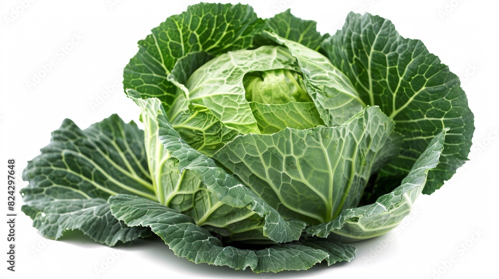 Cabbage isolated on white background, clipping path, full depth of field. Cabbage isolated on white background, clipping path, full depth of field.