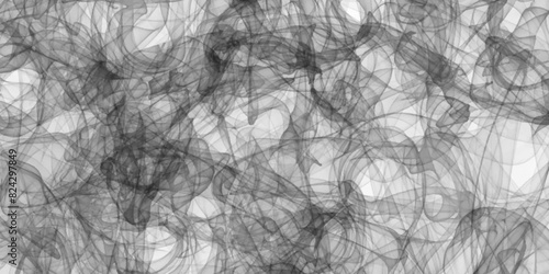 Smoke steam set on black and white color background. Smoke is a collection of airborne particulates and gases emitted when a material undergoes combustion.