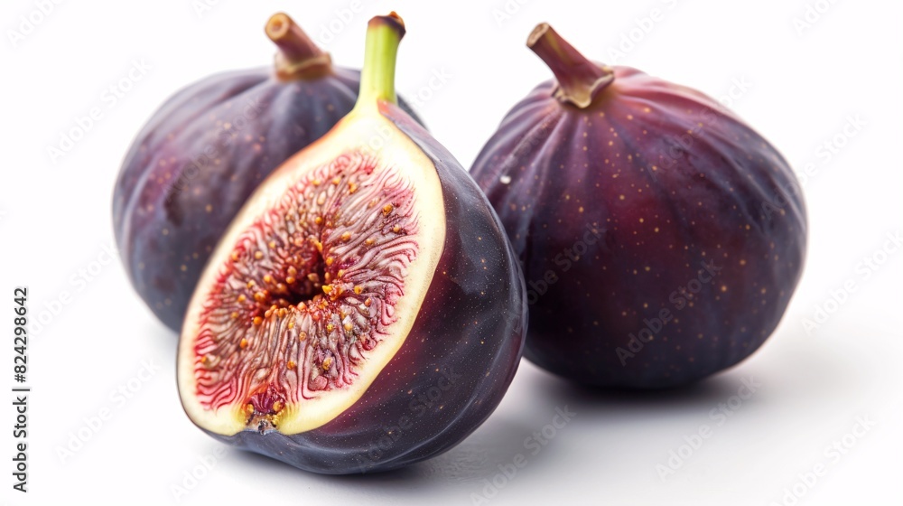 Fig on a white background Fig on a white background