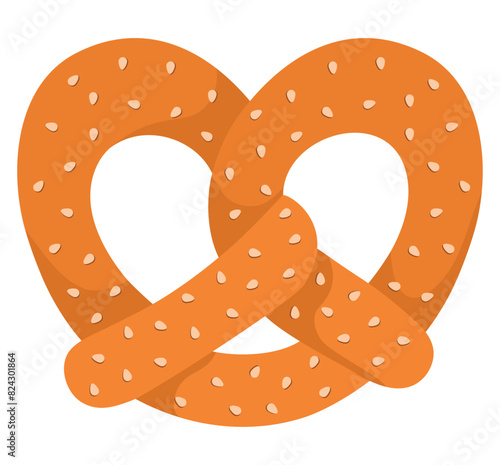 pretzel salt food