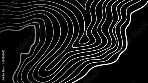 Topographic map contour background. topographic contour wallpaper. contour lines background. abstract wavy background. 