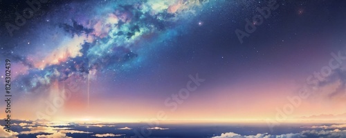 galaxy and sea © Nghi