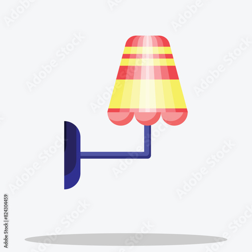 Wall lamp icon. Subtable to place on light, outdoor, etc.