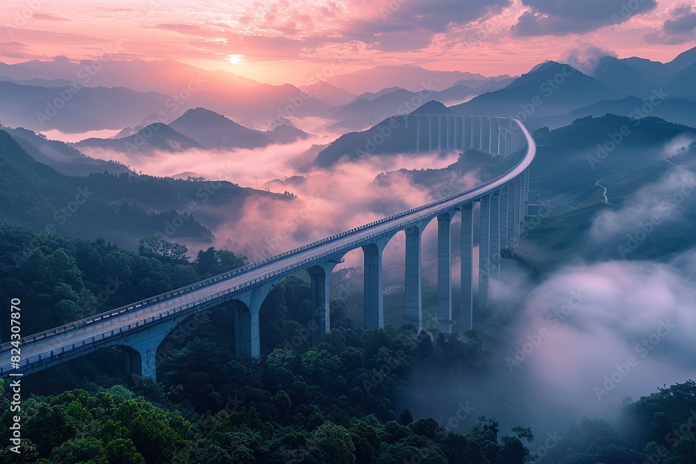 Obraz premium Bridges in the valley