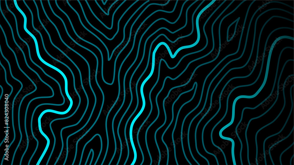 Obraz premium Topographic map contour background. topographic contour wallpaper. contour lines background. abstract wavy background. 
