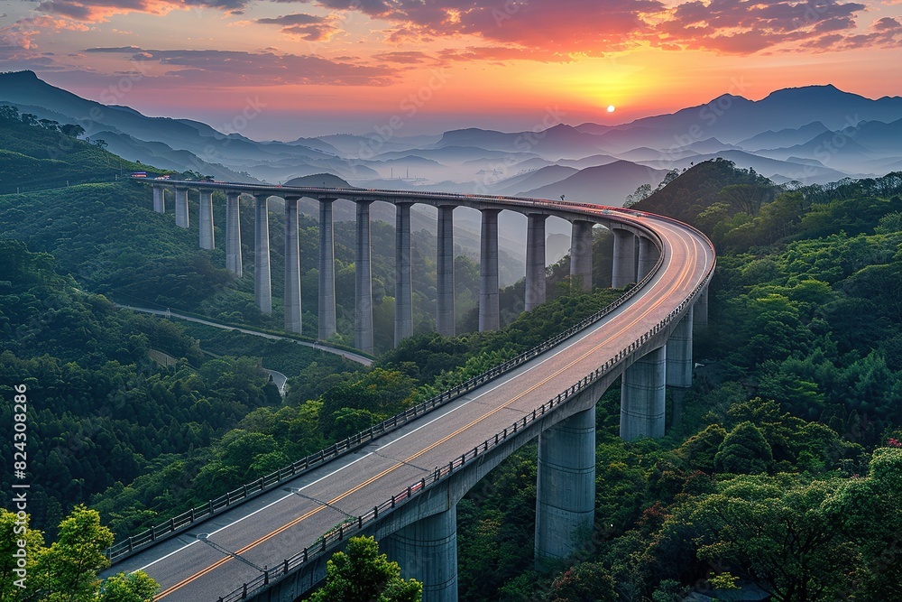 Obraz premium Bridges in the valley