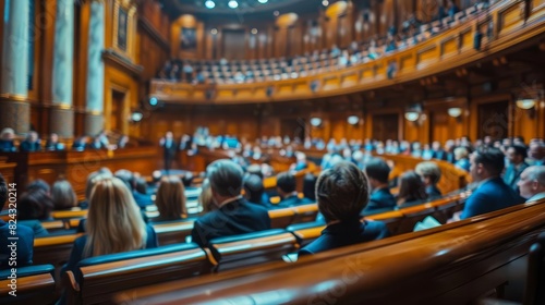 Wallpaper Mural Show a legislative assembly in session, with elected representatives debating and passing laws, Close up Torontodigital.ca
