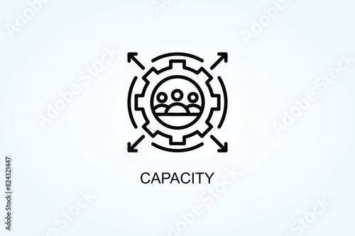 Capacity Vector  Or Logo Sign Symbol Illustration