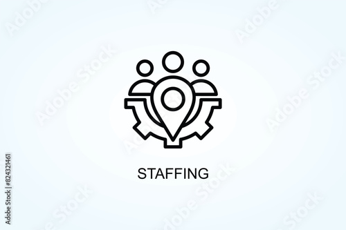 Staffing Vector Or Logo Sign Symbol Illustration Free Download Staffing Vector Or Logo Sign Symbol Illustration - GFXLoad