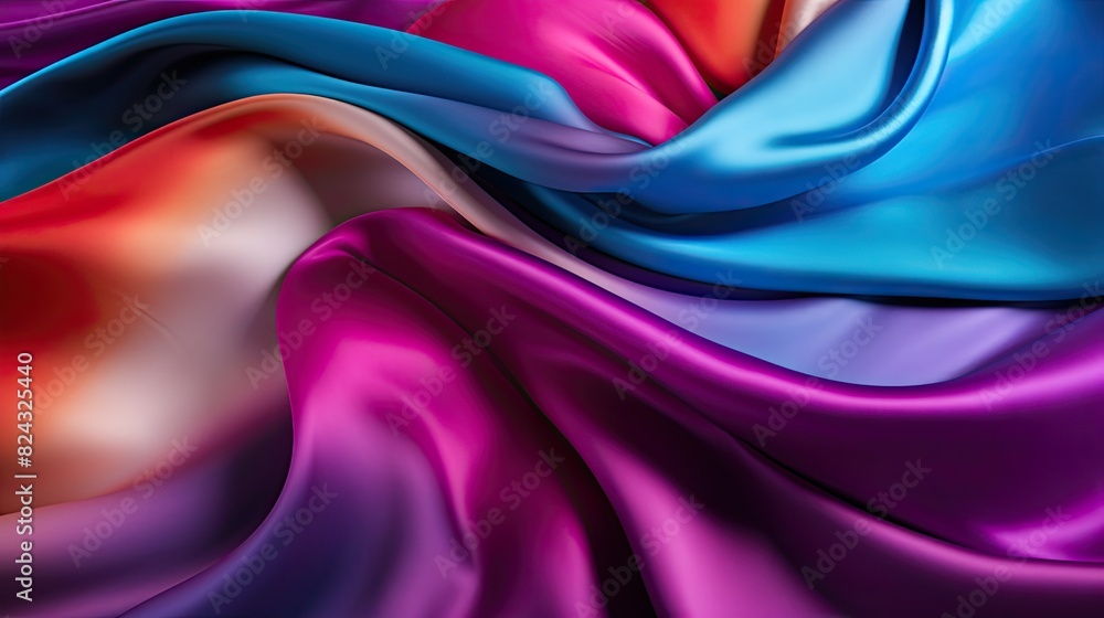 Obraz premium Abstract gradient background with overlapping transparent layers