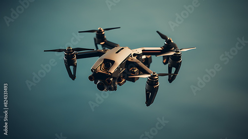 Drone, the technology for moving and recording images in the sky © DrPhatPhaw