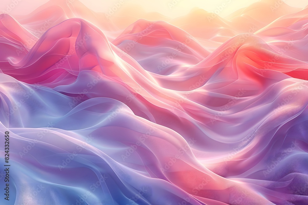 colored abstract wave background
