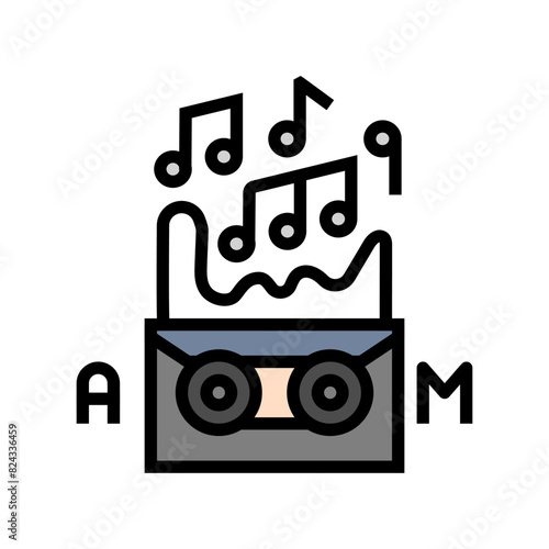 alternative music goth subculture color icon vector. alternative music goth subculture sign. isolated symbol illustration