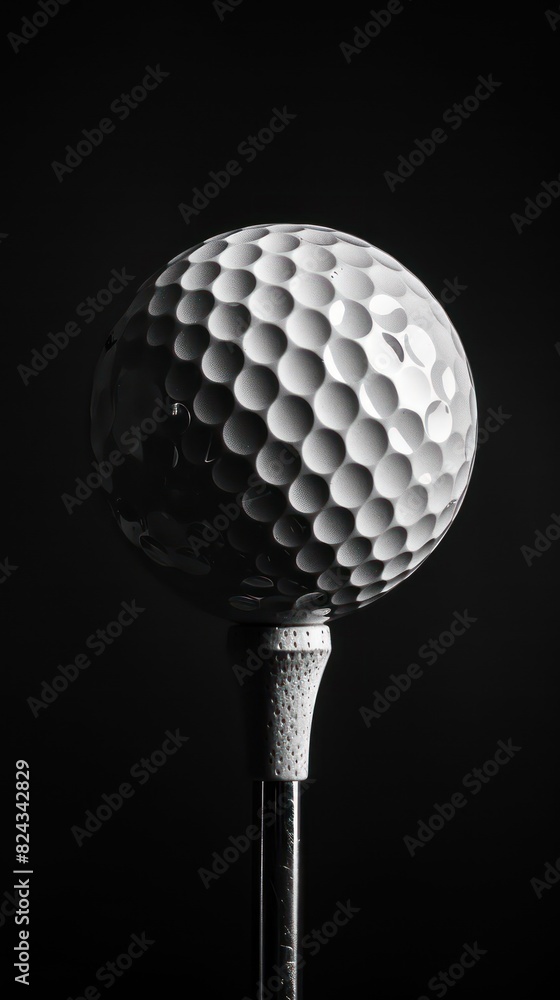 golf kv, black and white, black background golf kv, black and white, black background