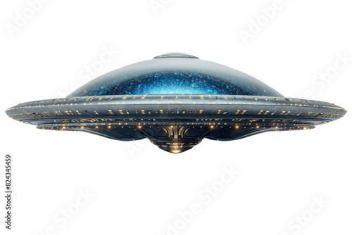 Fototapeta Naklejka Na Ścianę i Meble -  Spaceship PNG, spaceship PNG transparent images, alien spaceship PNG transparent background