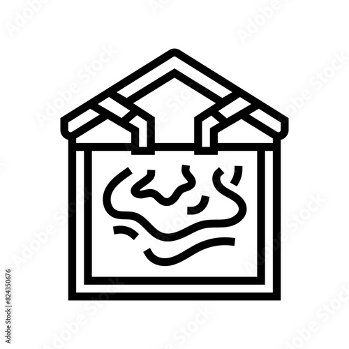 mechanical ventilation line icon vector. mechanical ventilation sign. isolated contour symbol black illustration