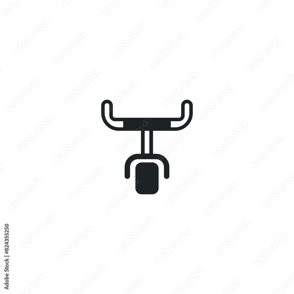 handlebar modern line style icon. Outline beautiful bicycle handlebar vector icons. handlebar modern line style icon. Outline beautiful bicycle handlebar vector icons.