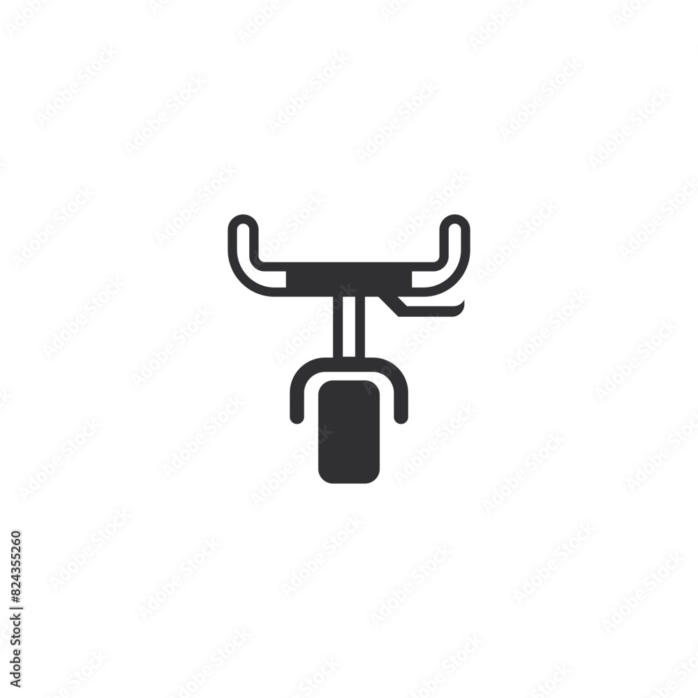 handlebar modern line style icon. Outline beautiful bicycle handlebar vector icons. handlebar modern line style icon. Outline beautiful bicycle handlebar vector icons.