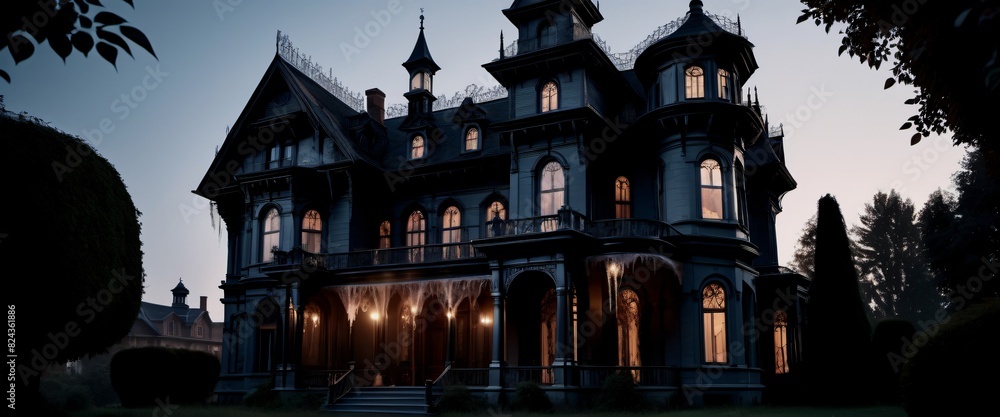 Game Haunted Victorian Mansion Creepy mansion filled