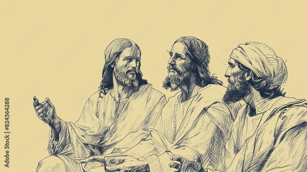 Biblical Illustration of Jesus' Warning Against False Prophets, Ideal for article