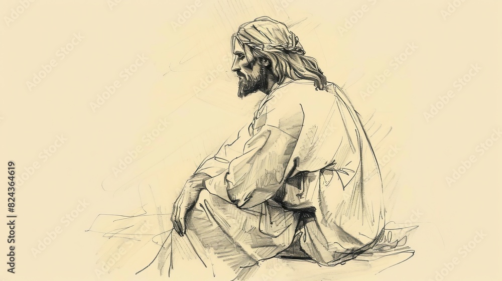 Biblical Illustration of Jesus' Teaching on Repentance and Forgiveness, Ideal for article Biblical Illustration of Jesus' Teaching on Repentance and Forgiveness, Ideal for article