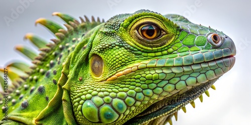 green iguana on a branch © Vivianalens