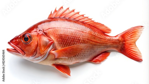 red fish isolated on white background © Vivianalens