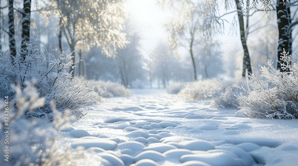Obraz premium forest in winter