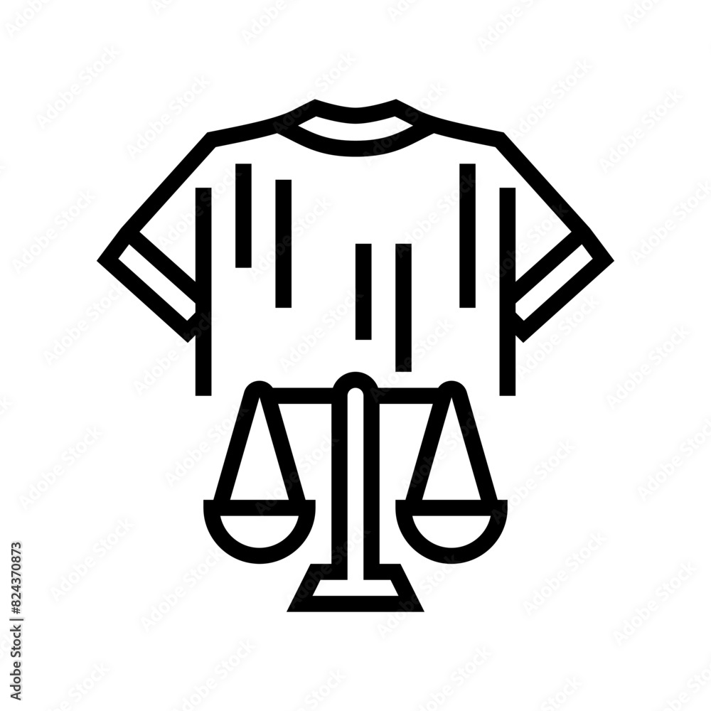 ethical production sustainable fashion line icon vector. ethical production sustainable fashion sign. isolated contour symbol black illustration ethical production sustainable fashion line icon vector. ethical production sustainable fashion sign. isolated contour symbol black illustration