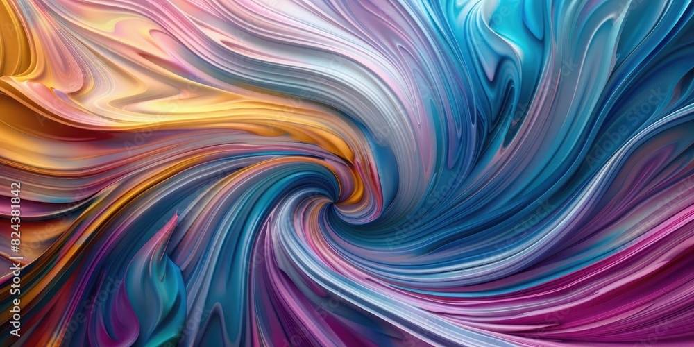 Delicate swirls of vibrant colors merging seamlessly in a mesmerizing abstract texture background. Delicate swirls of vibrant colors merging seamlessly in a mesmerizing abstract texture background.