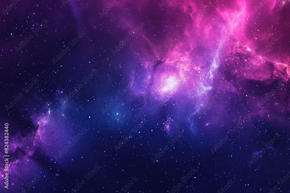 Fototapeta premium Dynamic hues adorn the astronomy galaxy