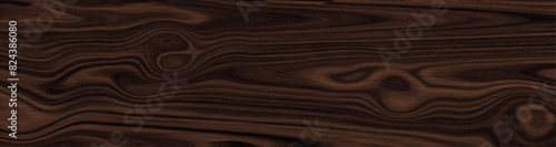 Dark brown wood texture background, old wooden surface texture, vector illustration.