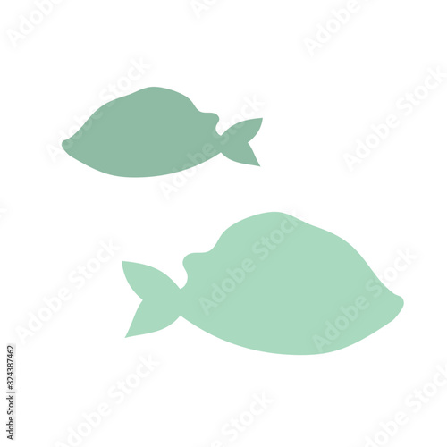 海遊する魚
