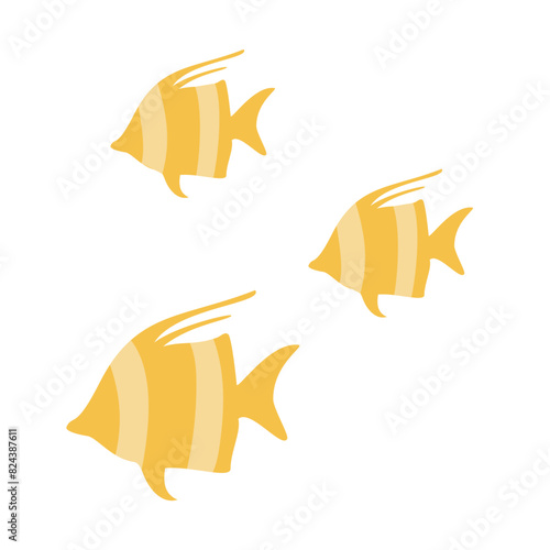 海遊する魚