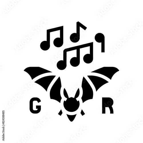 gothic rock goth subculture glyph icon vector. gothic rock goth subculture sign. isolated symbol illustration