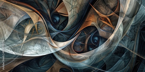 The intricate interplay of lines and curves creates a tapestry of visual intrigue, each detail adding to the overall allure