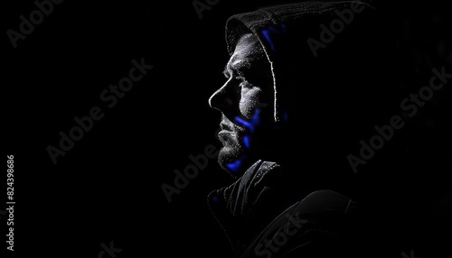 potrait man in the dark  © Ariestia