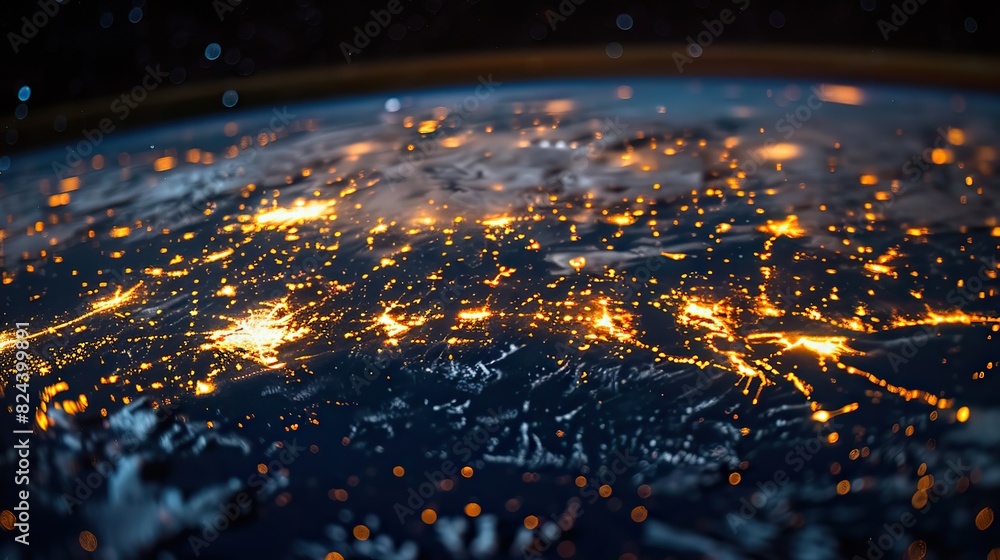 Digital pathways linking major global tech hubs. photo Digital pathways linking major global tech hubs. photo