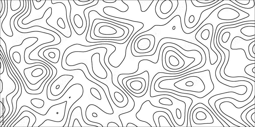 Topographic map in contour line and ocean topographic line map with curvy wave isolines. Geographic curved reliefs background. Paper Texture Imitation of a Geographical map shades. Topographic map in contour line and ocean topographic line map with curvy wave isolines. Geographic curved reliefs background. Paper Texture Imitation of a Geographical map shades.