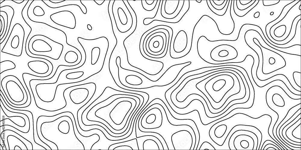 Topographic map in contour line and ocean topographic line map with curvy wave isolines. Geographic curved reliefs background. Paper Texture Imitation of a Geographical map shades. Topographic map in contour line and ocean topographic line map with curvy wave isolines. Geographic curved reliefs background. Paper Texture Imitation of a Geographical map shades.