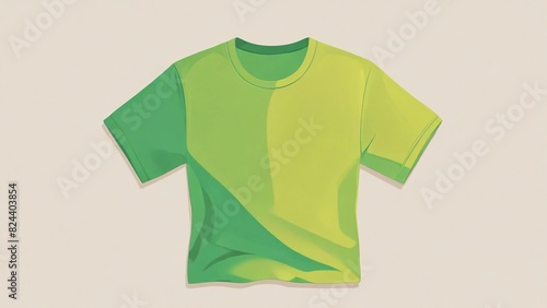 vector background illustration of plain t-shirt front and back