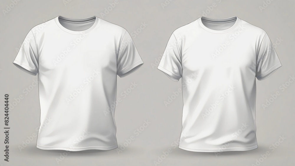 front and back t-shirt vector background illustration front and back t-shirt vector background illustration