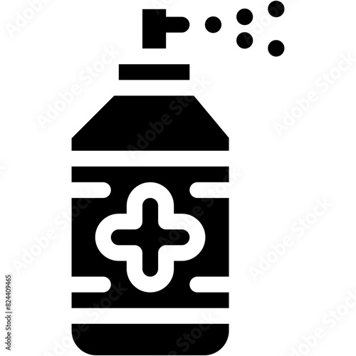 sanitizer, hand wash, spray, alcohol gel, hand sanitizer Icon